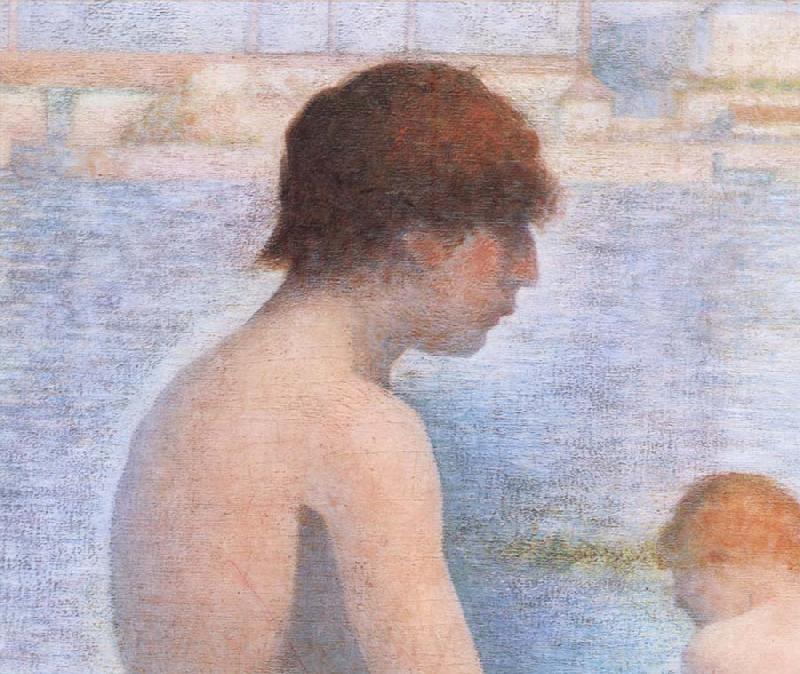 Georges Seurat Detail of Bather Germany oil painting art